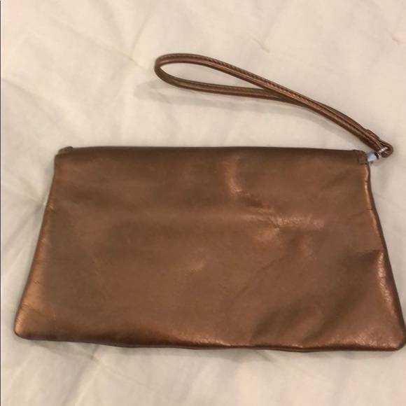 Brighton wristlet clutch in copper/gold - Picture 3 of 6